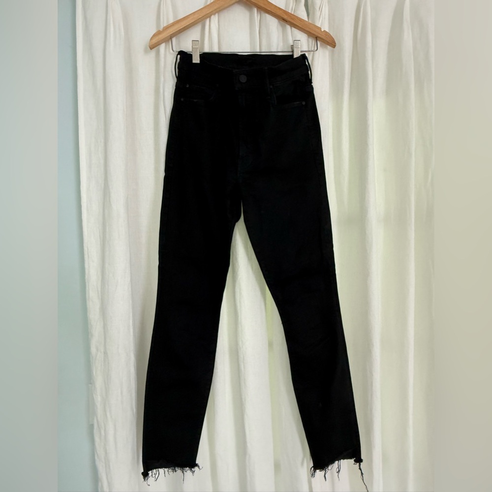 Mother Black Skinny Jeans